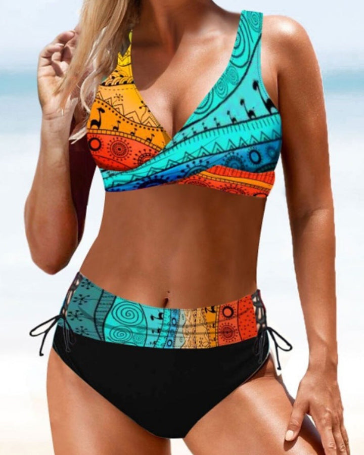 Eva | Bikini colorato e vivace