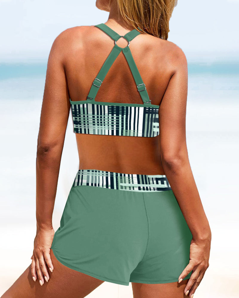 Janette | Bikini a costine a vita alta
