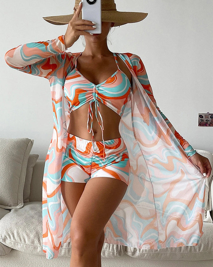 Laluna® | Bikini tre pezzi con stampa